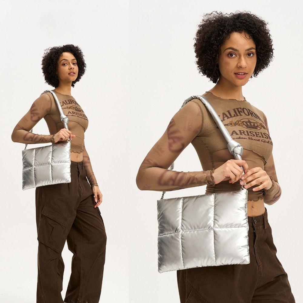 Puffy Cotton Laptop Bag Waterproof Tablet Pouch Trendy Laptop Sleeve for MacBook/Lenovo/Huawei