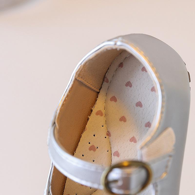 Girls' black leather shoes, children's shoes with soft soles, lightweight new model, children's soft-soled princess shoes, single shoes,