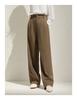 Jiuzi Anna Kou Chinese Style Commuting Loose Straight Leg Pants