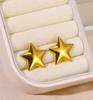 Stainless Steel Star Hoop Earings For Women Trend New In Luxury Gold Earrings Ear Jewelry Gift pendientes mujer