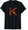 Unisex Black White T Shirt Letter K Graphic T Shirts Short Sleeve T Shirts Oversized T