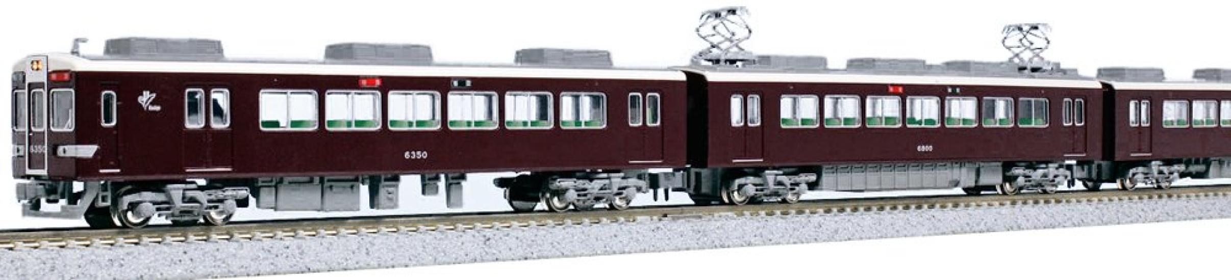 

KATO N gauge Hankyu серия 6300 базовый набор из 4 вагонов 10-1244 модель поезда