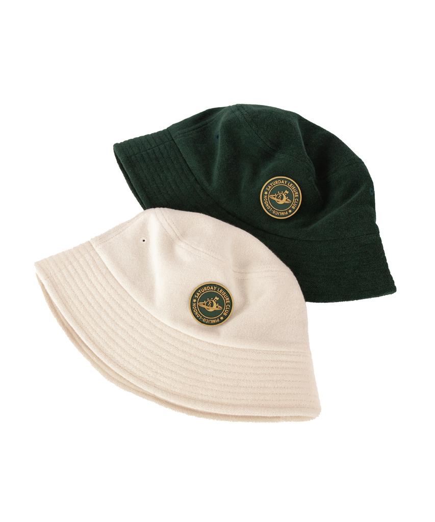 Seleodeilejeokeulleob Leisure Terry Bucket Hat (Rubber Patch) - Ivory