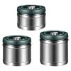 Vacuum Sealed Kitchen Container 304 Stainless Steels Food Storage Jar Kitchen Organiser for Dry Food And Spices
