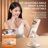 Adjustable Three Rotatable Desk Stand Foldable Portable Not Slip Lightweight Strong Bracket for Phones Tablets