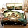Indiana Jones Das Rad des Schicksals Stilvolles Bettwäsche-Set Bedruckte Bettbezug Laken Kissenbezug Weiche Steppdeckenbezug Voll Queen King Size