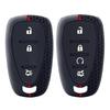 Silicone Car Key Case For Chevrolet Cruze Malibu Spark Sonic Impala Equinox Volt Trax Traverse Camaro Remote Fob Shell Cover