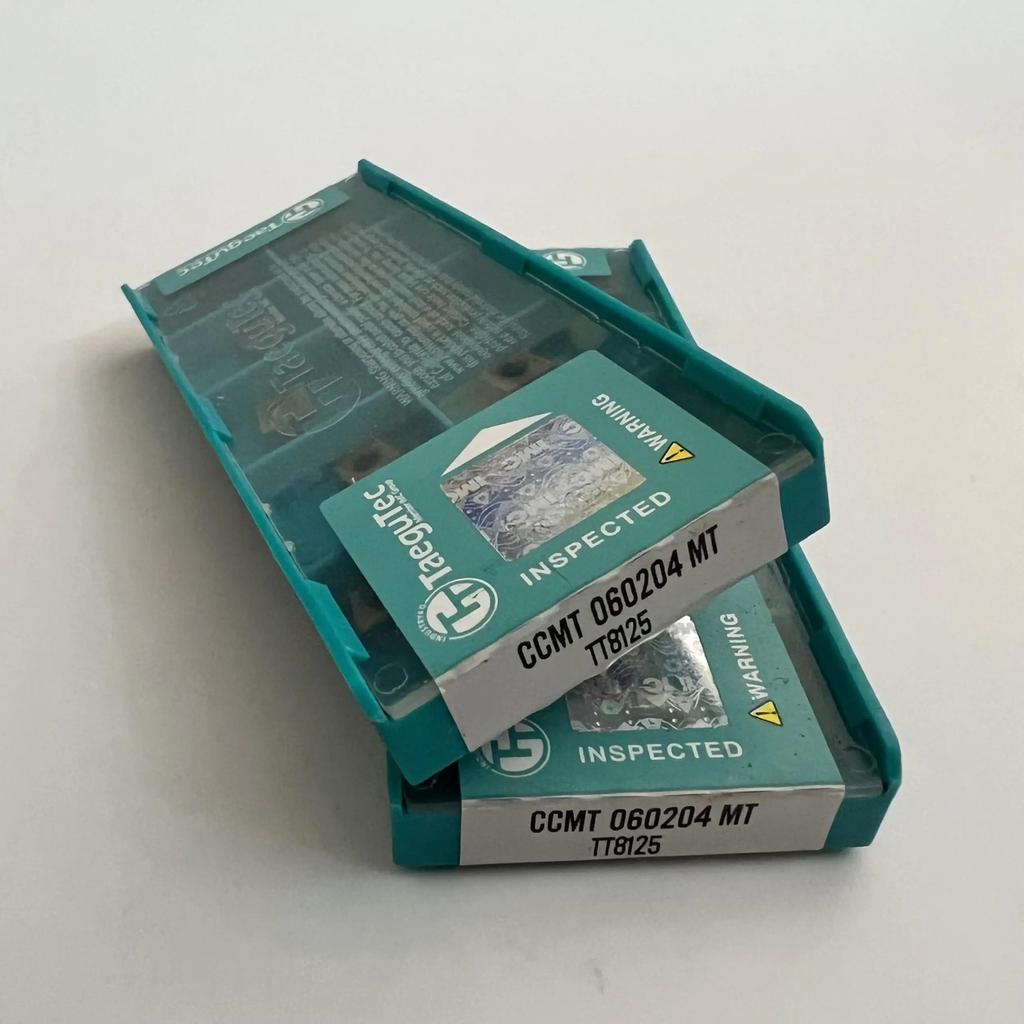 CCMT060204MT TT8125 / Industrial indexable Carbide Inserts 10 Pcs