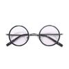 Retro Round Metal Frame Reading Stylish Reading Senior Glasses H6822 [Henghao] Glasses, Glasses, (Black, +3.00)