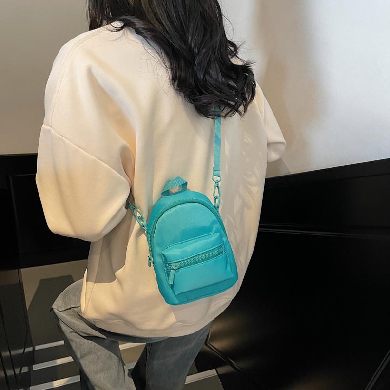 Solid Single Color Shoulder Crossbody Bag Women Backpack Handbag Gift Casual