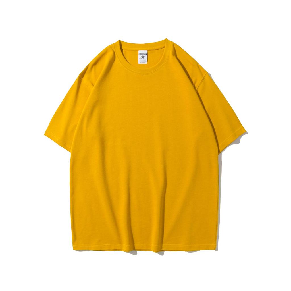 Herr sommar lös tung bomulls-t-shirt med tryckt design