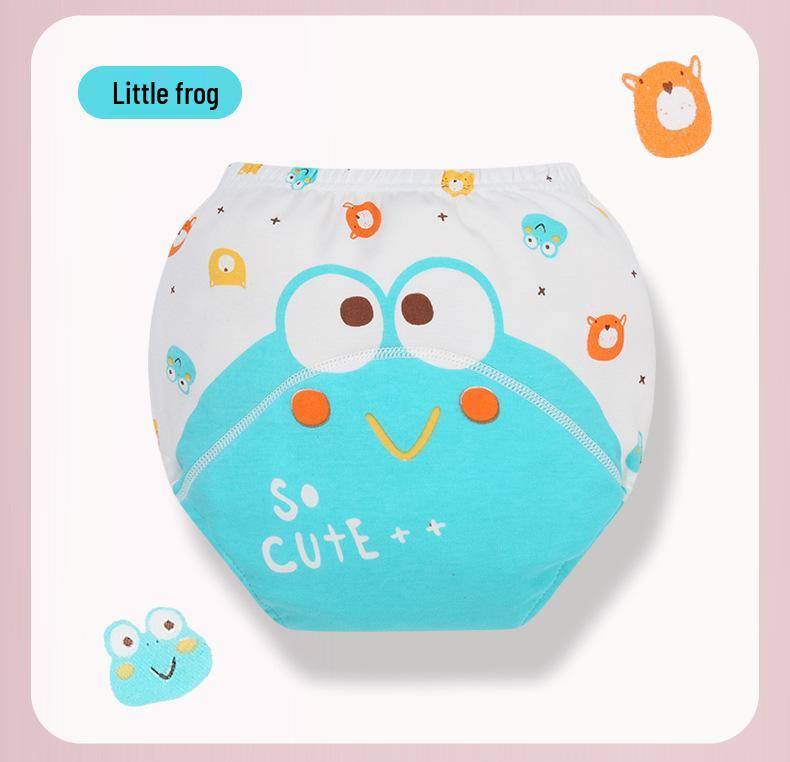 Klasse A Baumwolle Atmungsaktiv Waschbar Baby Trainingshosen für Mädchen: Sommer Mullwindel Unterwäsche