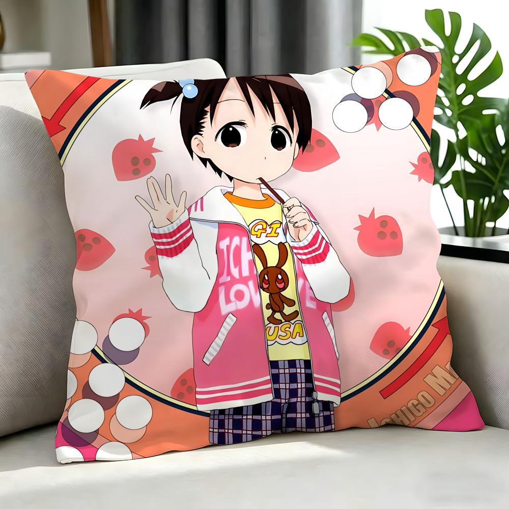 Anime IIchigo Mashimaro Cushion Cover Cushion Cover Set Pcs x x x Pillowcase Decorative Sofa Home Decor