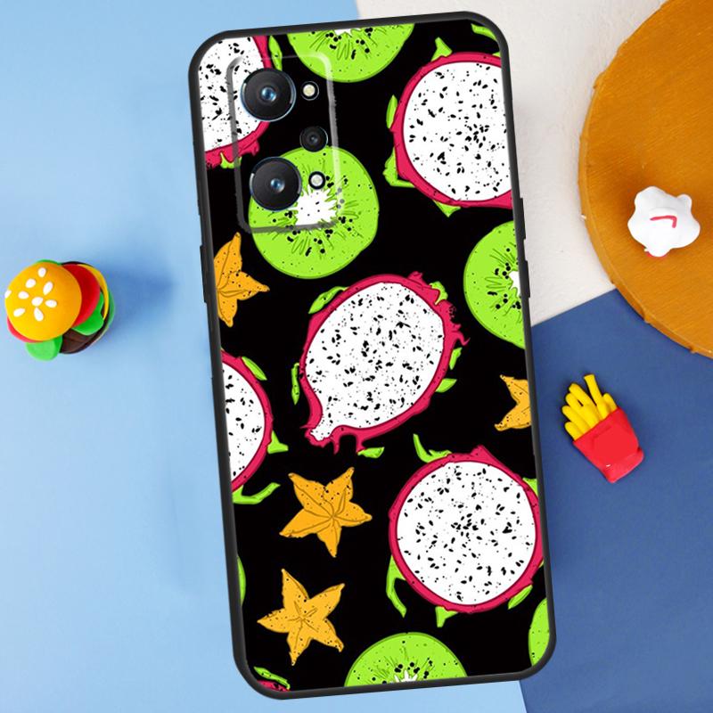 Tropical Summer Fruit Lemon For Realme 14 13 12 10 11 Pro Plus GT 6 6T 5 GT7 Pro C55 C51 C21Y C25S C67 C75 C53 C61 Case