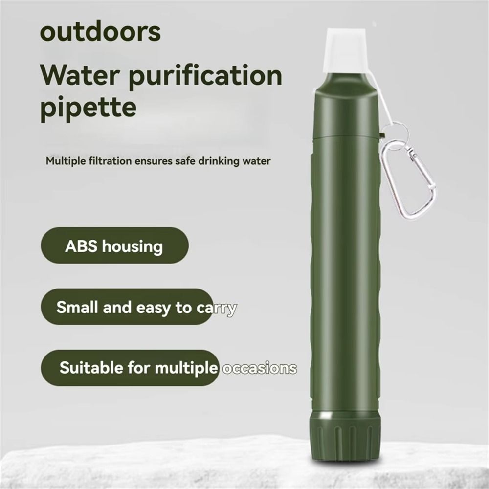 

Straw Purification Water Filter Purifier Drinking Water Filtering Straw Hiking 1 Set
