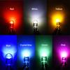 10/50 Pcs COB Glass LED Bulb T10 Car Light 6000K Auto License Plate Lamp Dome Read Light 5W5 LED Signal Light 7 Colors