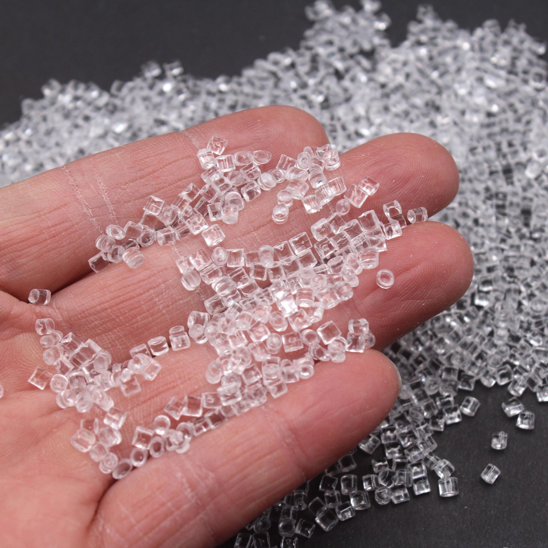 Hot Selling 3D Transparent 3mm Resin Beads Rhinestone for Slime Arts & Crafts Filling Accessories 3mm 500g/bag