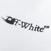 Off-White 2025 Autumn and Winter New Graffiti Arrow Pattern Printed Hooded Sweatshirt for Men and Women