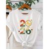European Size 2026 Creative Chinese Style Horse Year Print Cute T-Shirt | Elegant Vintage Ladies' Clothing, Simple Comfortable Crew Neck Design