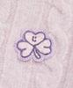 MARK GONZALES Women'S Club Cable Collar Knit - Baby Pink