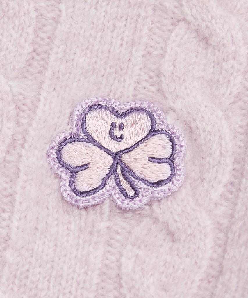 MARK GONZALES Women'S Club Cable Collar Knit - Baby Pink