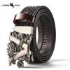 Carved Alloy Buckle Automatic Buckle Trouser Belt Genuine Leather Men's Belt Casual All-match Belt