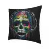 Farbe Dj Zuckerschädel Kissenbezug Druck Polyester Kissenbezug Dekorative Kissenhülle Bezug Stuhl Großhandel ''