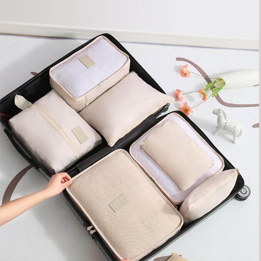 Travel Storage Bag Seven-Piece Set Clothes Sorting Organizer Bag Suitcase Clothing Packing Storage Bag