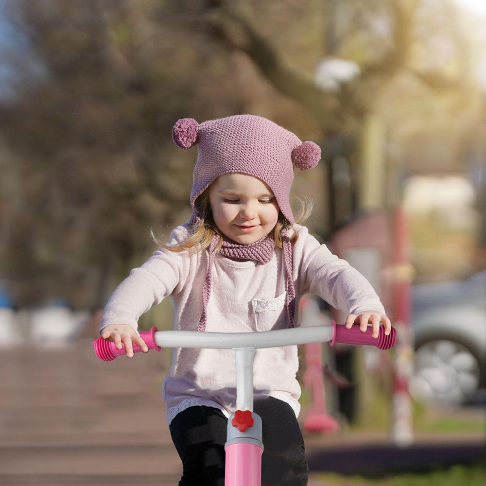 Balance Bike Children'S Bike Eva Wheels 12" Pink And White
