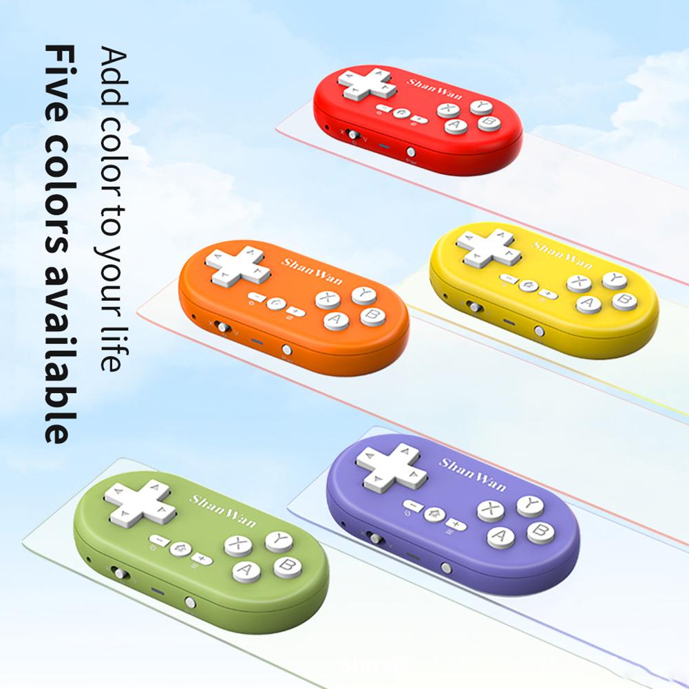 Mini Game Controller Lightweight Mini Wireless Bluetooth Platform Portable Collectible Controller Game Connection Multi Wir J3S4