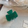 Sweet Colorful Bow Hair Claw – Korean Summer Acetate Hair Clip for Women
