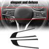 Car Interior Steering Wheel Button Decorative Cover Trim for Alfa Romeo StelvioGiulia