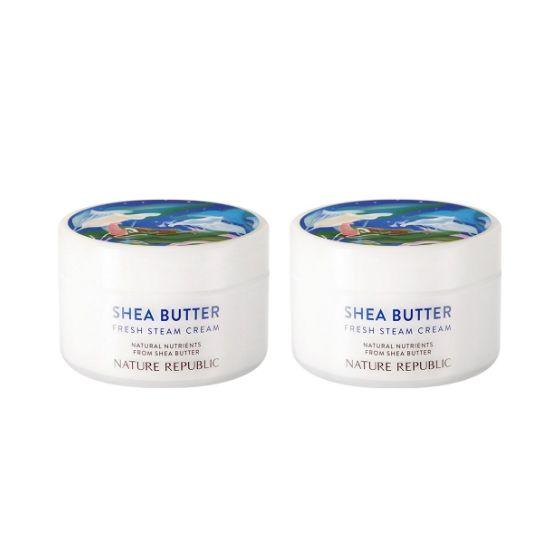 Nature Republic Shea Butter Steam Cream Fresh 100ml 2-Piece Double Set