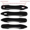 4x for Toyota Yaris Cross Hybrid 2022 2023 XP210 Stickers   Glossy Black Car Door Handle Cover Trim Styling Accessories