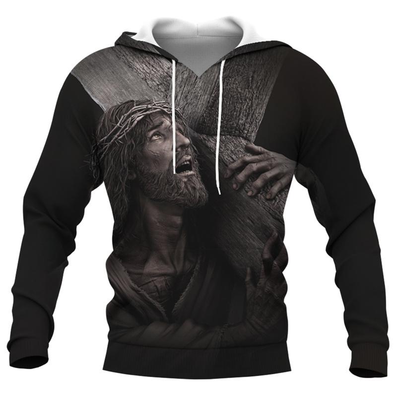 Jesus Amen Hoodie For Men Clothing Unisex 3D Christams God Bless You Printed New In Hoodies Women Harajuku Fashion Y2k Pullovers