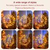LED Christmas Festival Lighting USB Button Star Home Decoration Lamp New Year Ornaments Party Christmas Fairy Lamp String Light