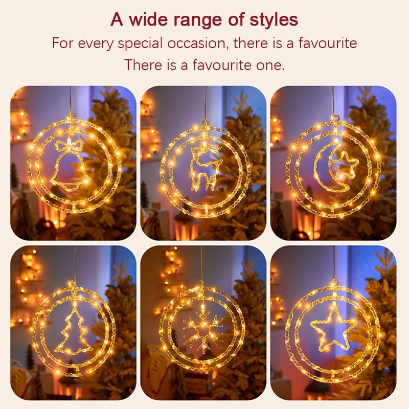 LED Christmas Festival Lighting USB Button Star Home Decoration Lamp New Year Ornaments Party Christmas Fairy Lamp String Light