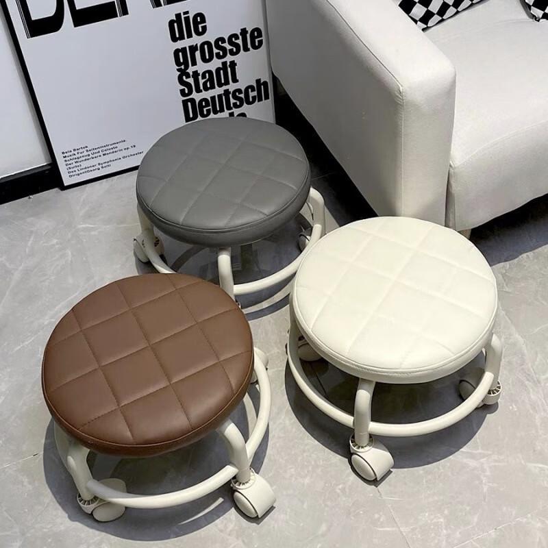 YouShu Multi-functional Rolling Stool with Thick Cushion