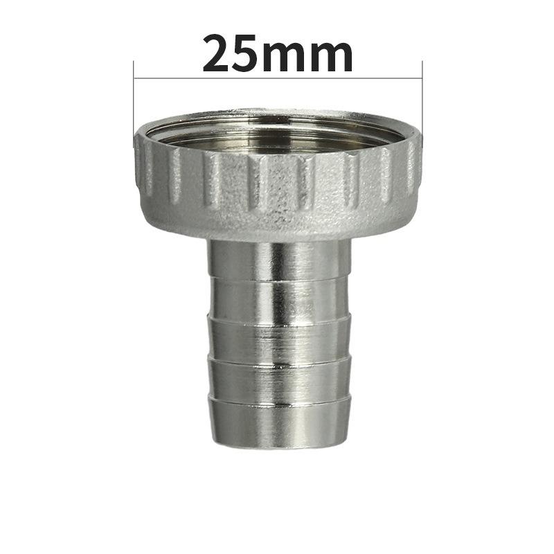 Nipple Quick Connector All Copper Electroplated Internal Thread 1/2" 3/4" Washing Machine Water Inlet Pipe Connector Accessories