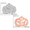 Halloween Hollowed-Out Pumpkin Ambient Light Silicone Mold Diy Pumpkin Plaster Epoxy Resin Soap Wax Making Molds Home Ornaments