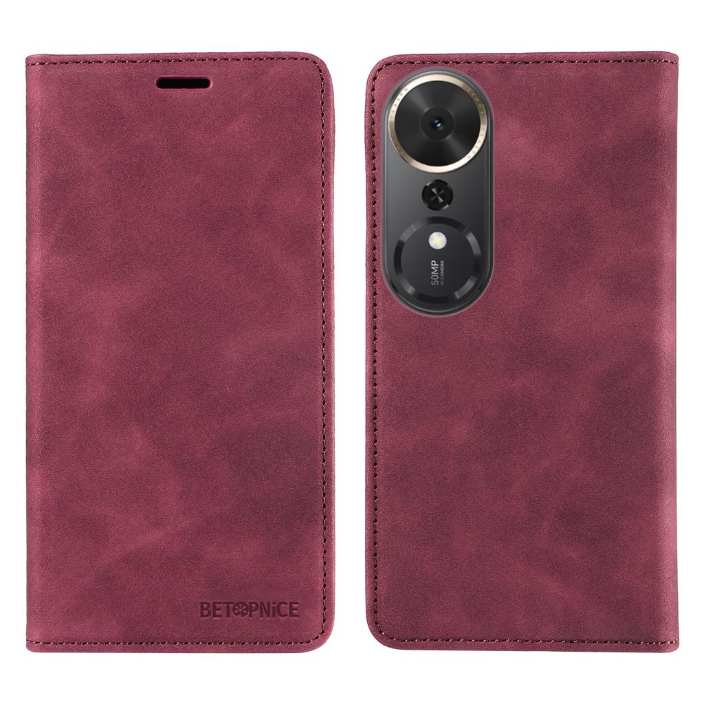 For Honor Play 70 Plus 5G Case BETOPNICE Magnetic Closure RFID Blocking Wallet Stand Leather Phone Cover