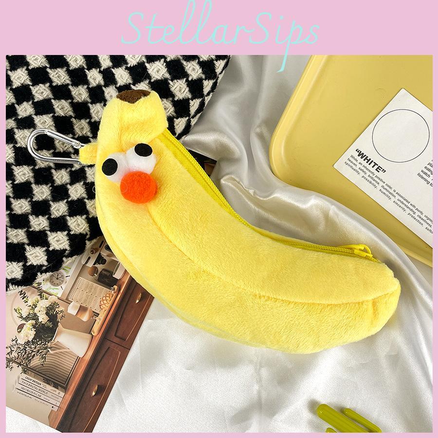 Chicken Leg Banana Plush Toy Cartoon Keychain Pendant Decoration Gifts Kids