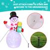 Blow Up Indoor Outdoor Inflatable Snowman Lighting Doll Christmas Decoration Balloon Toy