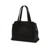 Daks Black Leather Tote Bag With Buckle Dcba6e168bk