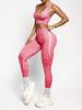 Women's Seamless Cross-Back Sports Yoga Set - 2-Piece Fitness & Casual Wear