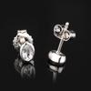 Orecchini Topazio Bianco Argento Sterling 925 Rodiato Gioielli Regalo per Lei