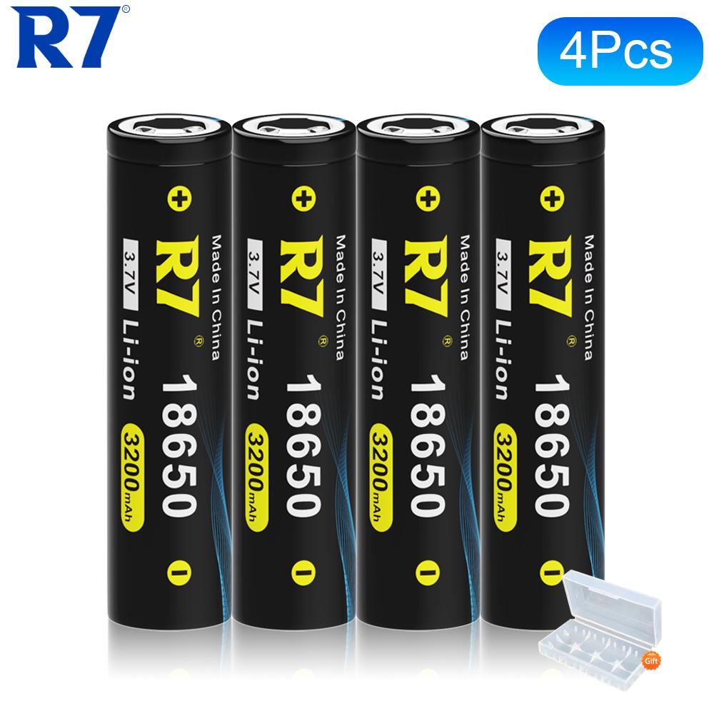 

Высокоемкий литиевый аккумулятор 18650 3200 мАч, оригинальный, перезаряжаемый для фонариков и многого другого