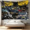 Superheroes Print Tapestry - Portable Wall Decor Cloth, for Home, Dorm, Travel, Bedroom, Living Room - Ideal Birthday Housewarming Gift