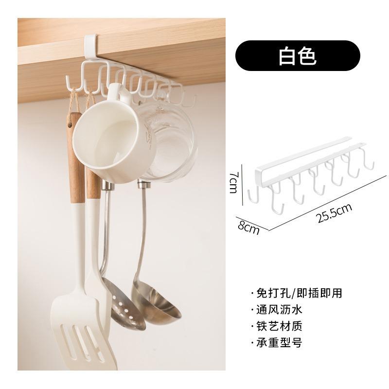 Double Hook Rack for Hanging and Organizing, Multipurpose Storage Hook for Home and