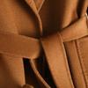 Womens 100% Wool Oversized Long Coat With Wave Texture Loose Fit Winter 2026 Elegant Trench Style